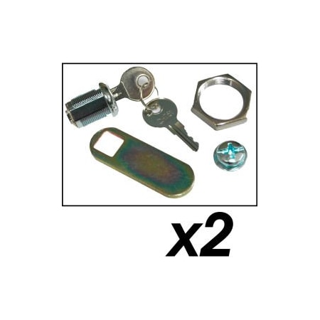 Specialmade Goods And Services Rubbermaid Lock Assembly w/Keys for Rubbermaid Hygen Microfiber Cleaning Cart FG9T73M20000